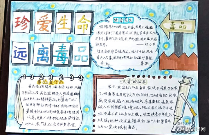 珍爱生命手抄报简单又好画