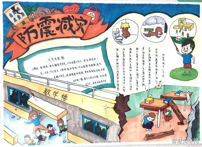 防震减灾手抄报图片大全集