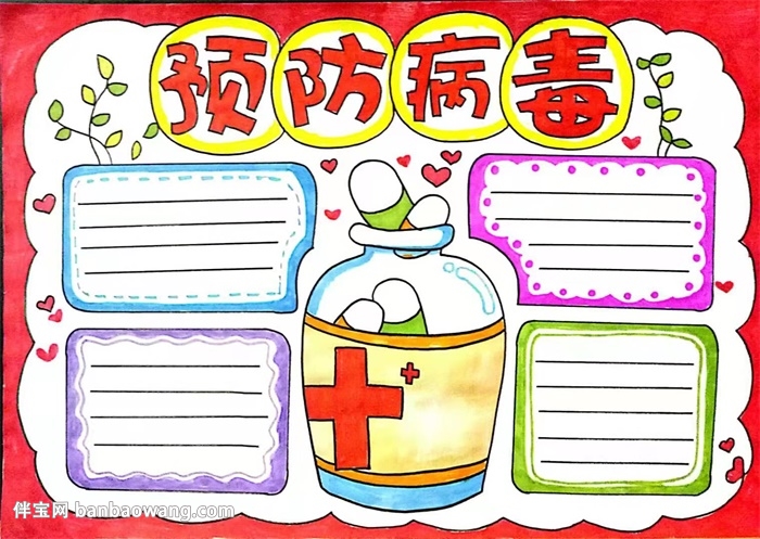 简单漂亮预防疾病手抄报一等奖