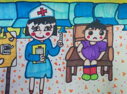 医生护士彩色儿童简笔画图片