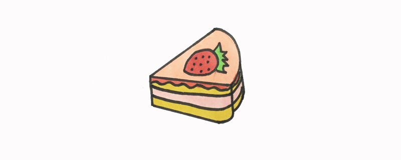 超萌可爱小甜品简笔画怎么画