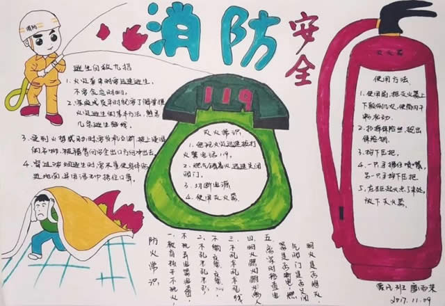 最简短消防安全小报内容一等奖