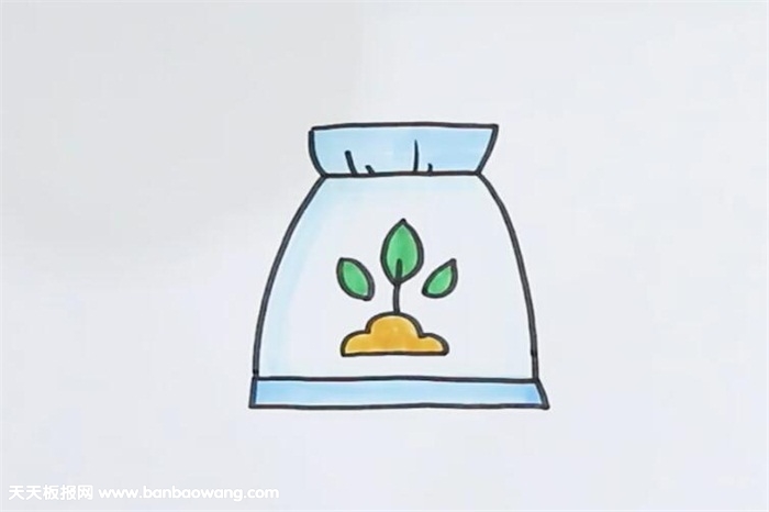 植物肥料简笔画