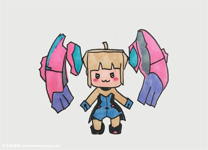 迷你世界幻音怎么画