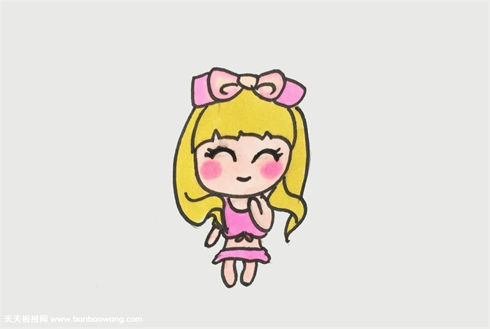 一步一步画美少女
