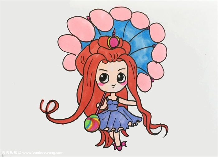 怎么画叶罗丽仙子茉莉简单又漂亮
