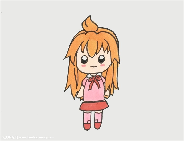 可爱小仙女的简笔画