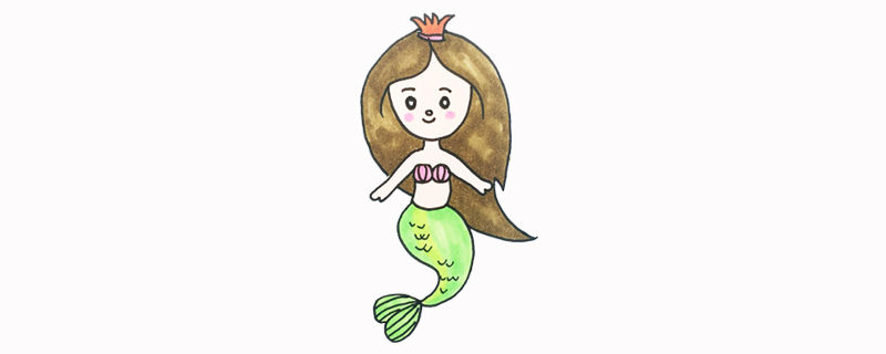 简单美人鱼的画法简笔画