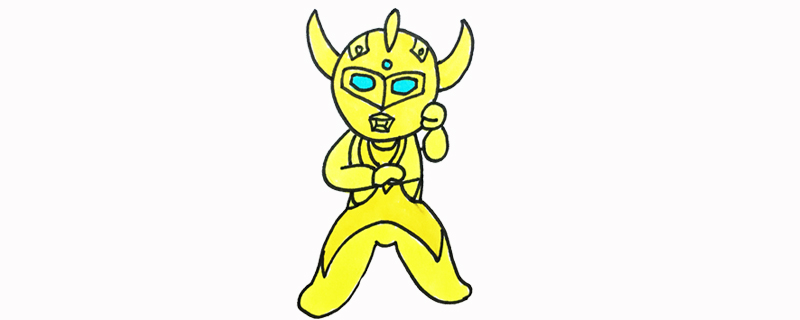 黄金赛罗怎么画奥特曼怎么画才帅