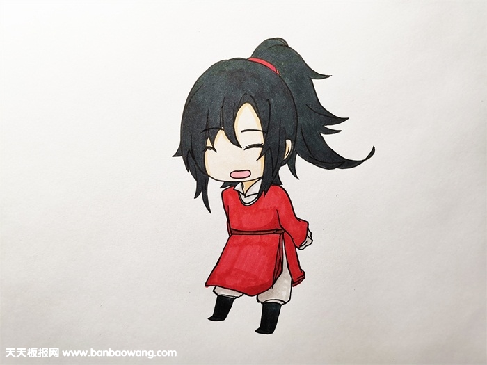 Q版花城简笔画教程
