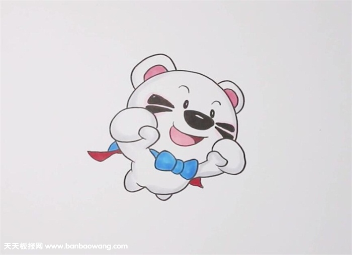 超级小熊布迷变身简笔画