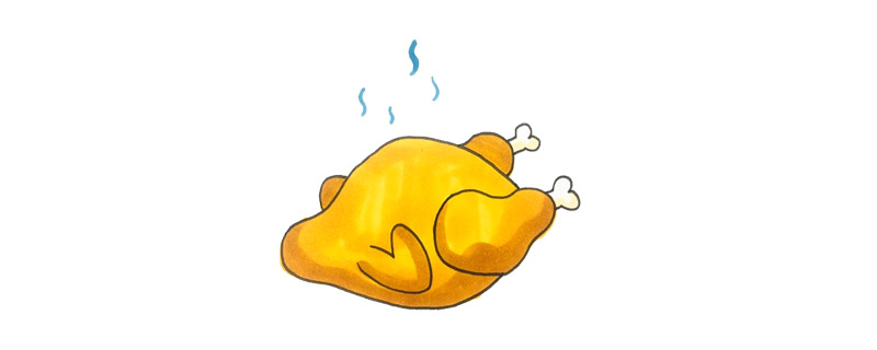 香喷喷的烤鸡怎么画简单又好看
