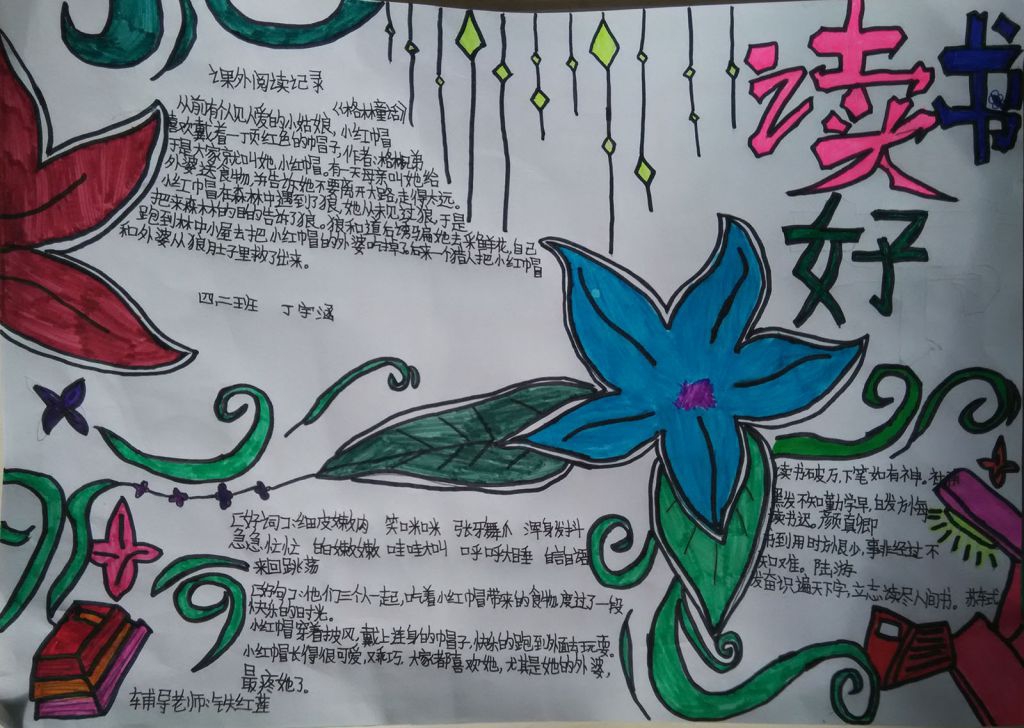 遨游汉字王国手抄报简单又漂亮