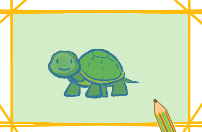 怎样画乌龟又像又简单
