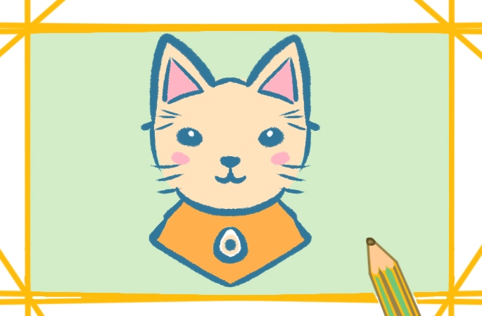 卡通动漫橘猫怎么画
