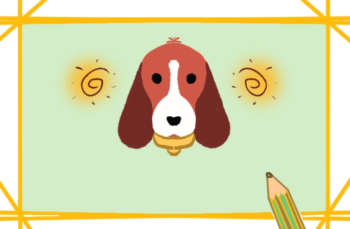 比格犬简笔画怎么画