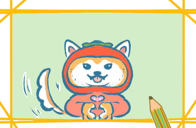 狗狗的简笔画怎么画