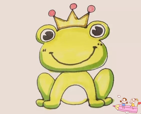 帅气的青蛙王子怎么画