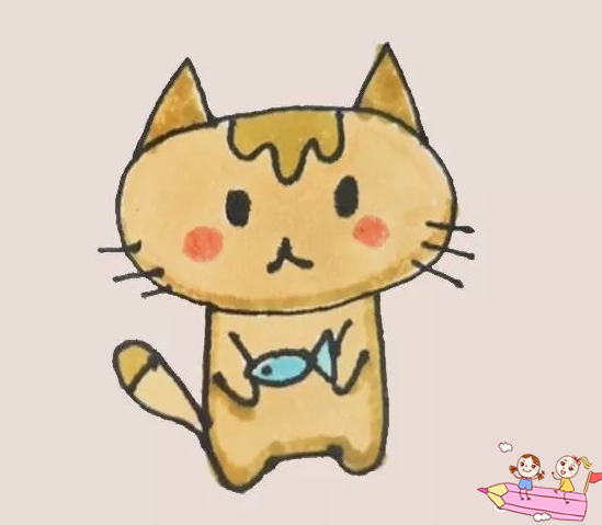 小猫咪简单画法
