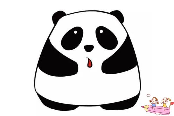 大熊猫图片卡通可爱绘画