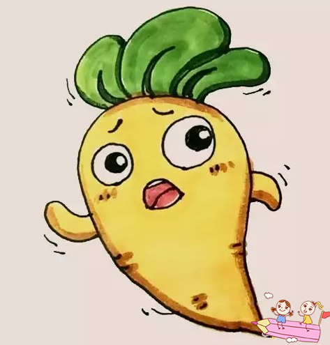 保卫萝卜小怪物简笔画