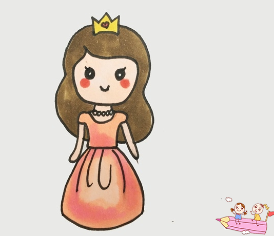 最最最最简单画小公主