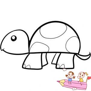 小乌龟上幼儿园配画