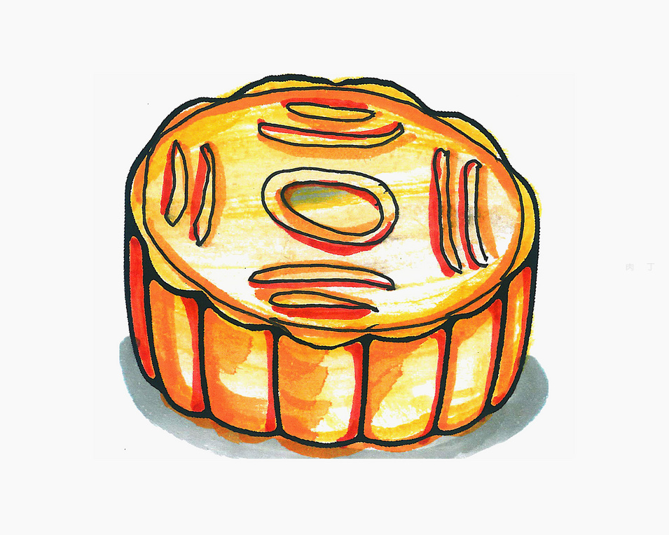 怎样画月饼简笔画图片