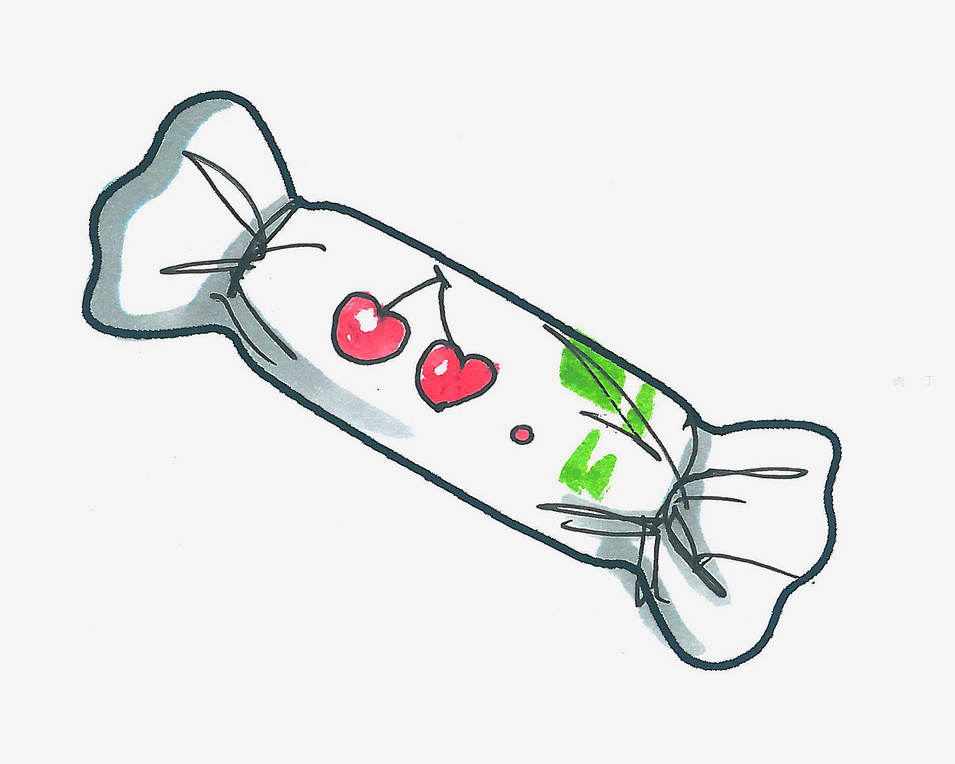 糖果的样子简笔画