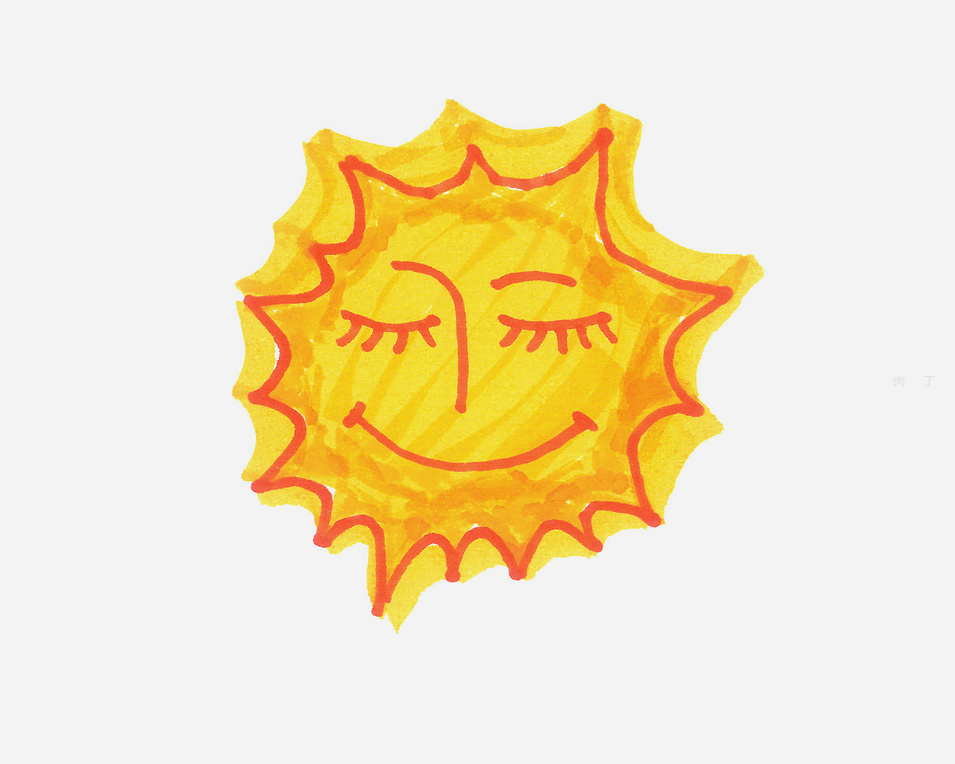 太阳怎么画最可爱的