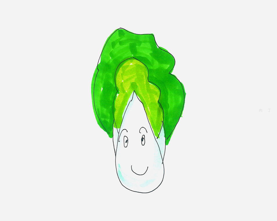 画白菜的教程