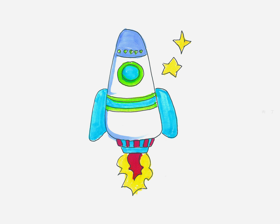 中国的宇宙飞船怎么画