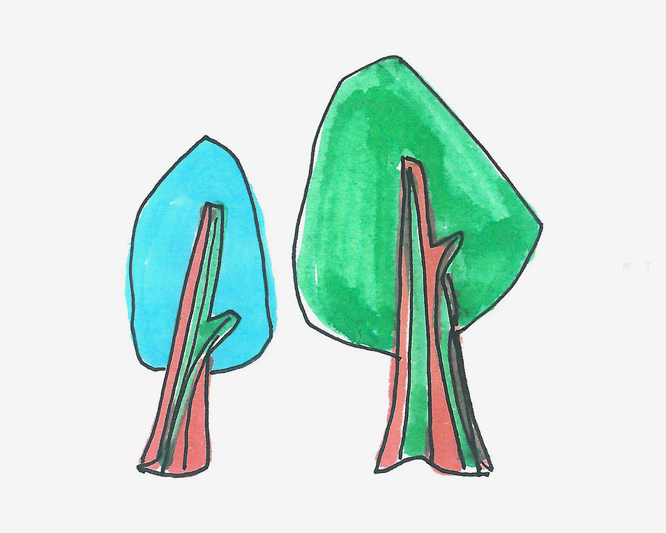 春天树木的简笔画怎么画