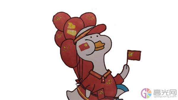 鸭子的简笔画画法步骤图