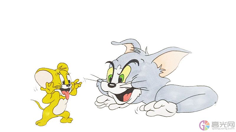 猫和老鼠简笔画步骤图