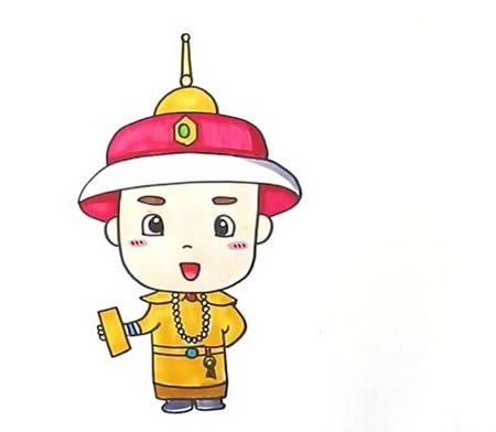 古代的皇子怎么画