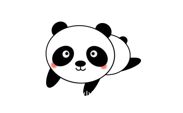 儿童简笔画熊猫怎么画