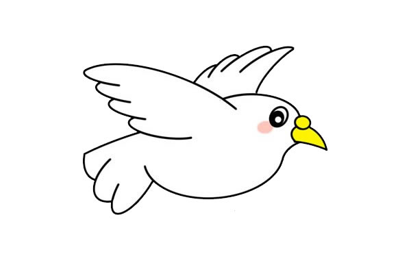 鸽子的最简单画法教程