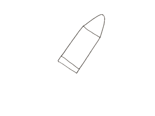 儿童火箭简笔画图颜色怎么涂好看