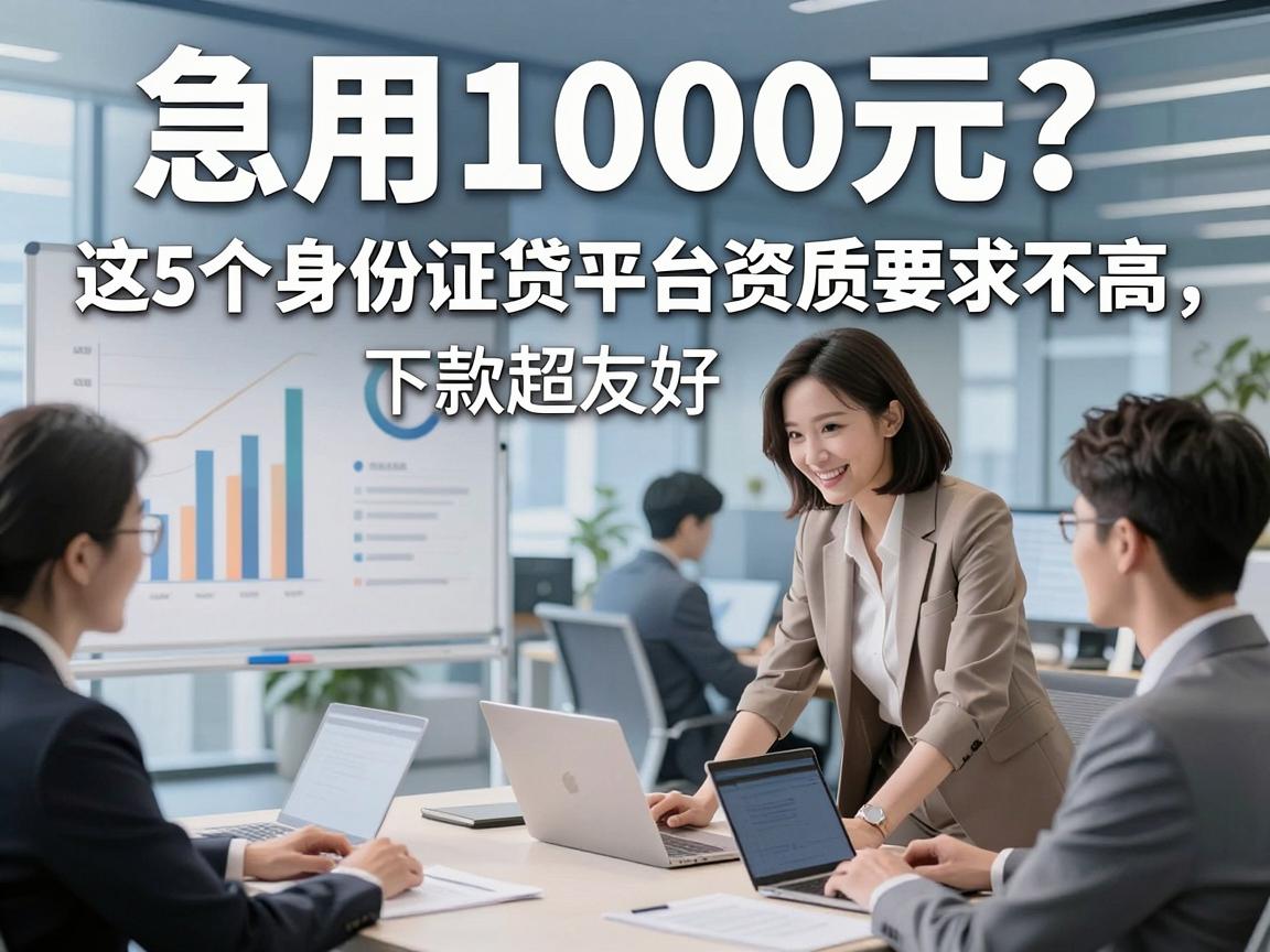 急用1000元？这5个身份证贷平台资质要求不高，下款超友好
