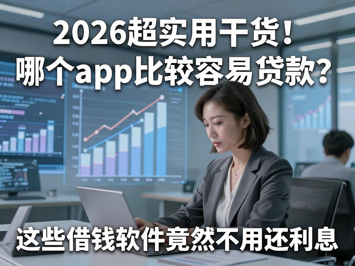 2026超实用干货!哪个app比较容易贷款?这些借钱软件竟然不用还利息