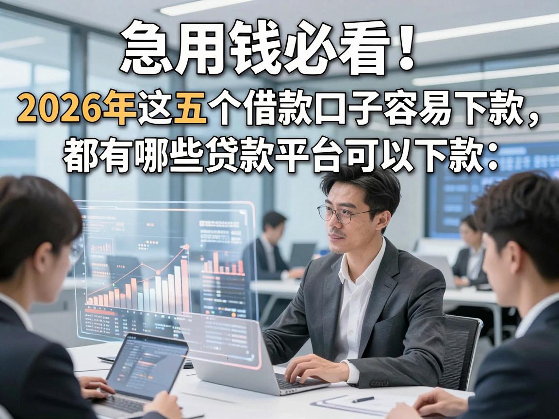 急用钱必看!2026年这五个借款口子容易下款,都有哪些贷款平台可以下款?