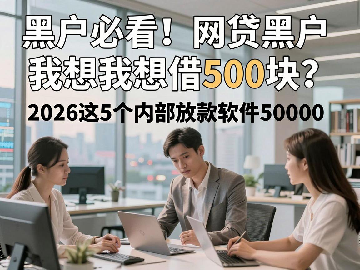 黑户必看!网贷黑户我想借500块?2026这5个内部放款软件也能借到50000