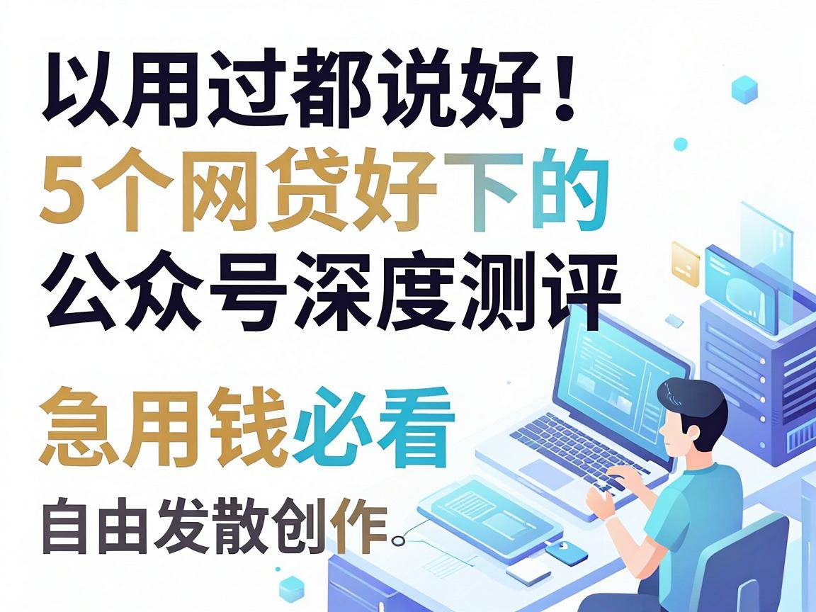 用过都说好!5个网贷好下的公众号深度测评,急用钱必看