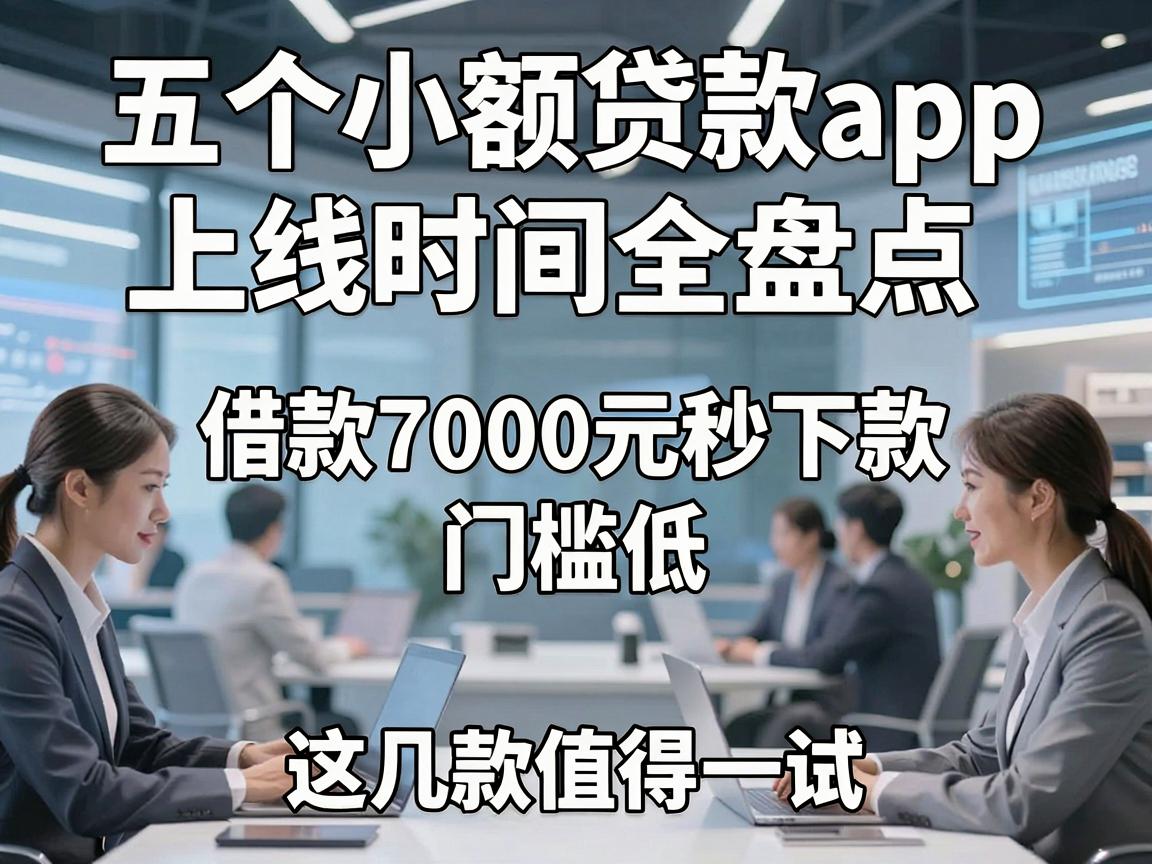 五个小额贷款app上线时间全盘点,借款7000元秒下款、门槛低,这几款值得一试