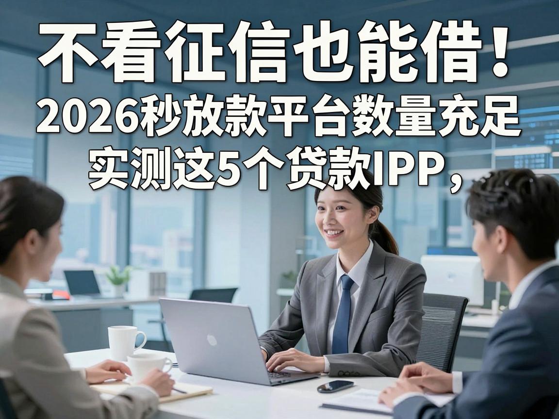 不看征信也能借!2026秒放款平台数量充足,实测这5个贷款APP