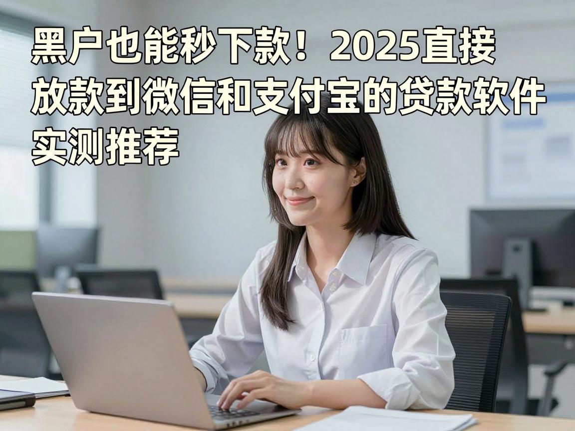 黑户也能秒下款！2025直接放款到微信和支付宝的贷款软件实测推荐
