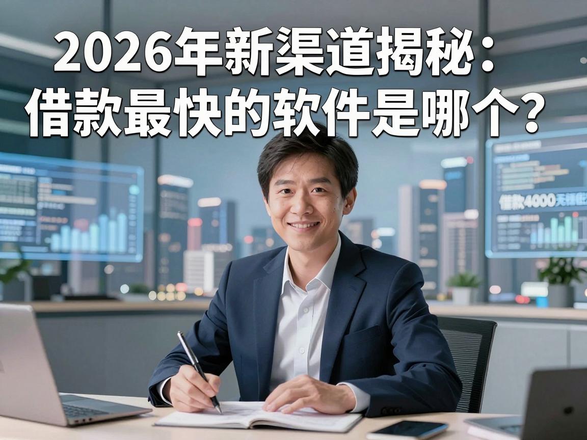 2026年新渠道揭秘：借款最快的软件是哪个？这五个借款4000无视征信的口子多数人觉得还不错