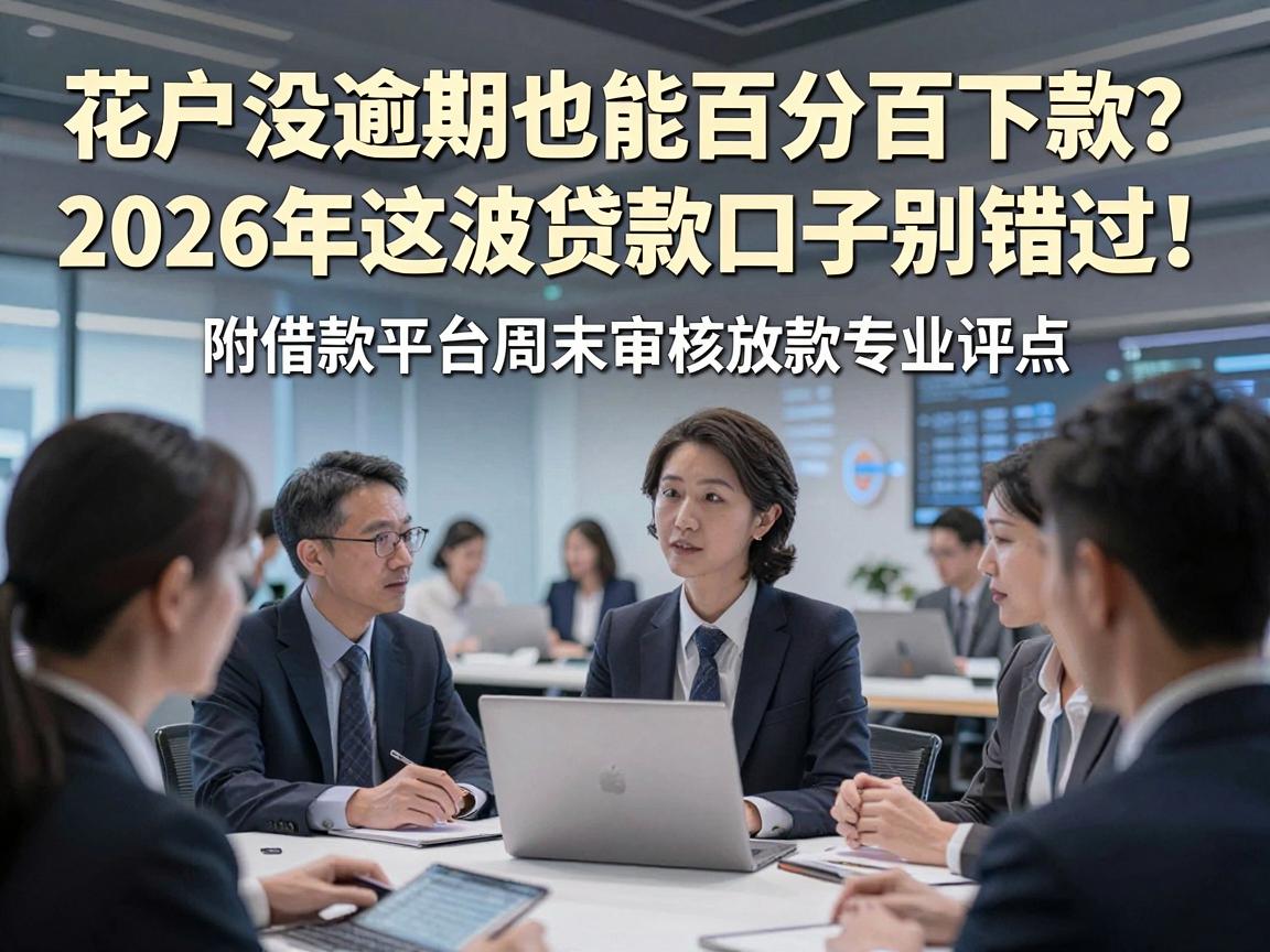 花户没逾期也能百分百下款？2026年这波贷款口子别错过！附借款平台周末审核放款专业评点