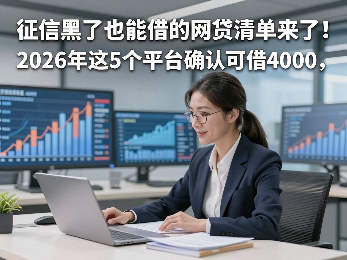 征信黑了也能借的网贷清单来了!2026年这5个平台确认可借4000